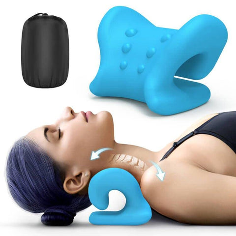 Octifie Odorless Neck Stretcher for Pain Relief, Ergonomic Headache, Muscle Tension Relief