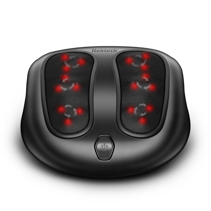 Electric Kneading Foot Massager w/ Heat Shiatsu | Black