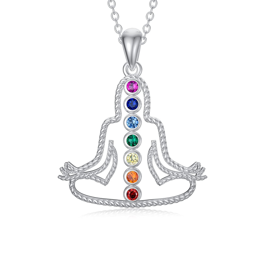Buy Chakra Crystal Stone Necklace Online - Meek Planet