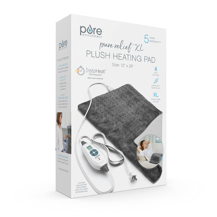 Electric Heating Pad for Back Pain & Cramps