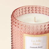 Damask Rose Scented Candle