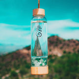Crystal Water Bottle w/ Neoprene Sleeve