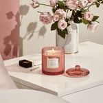 Damask Rose Scented Candle