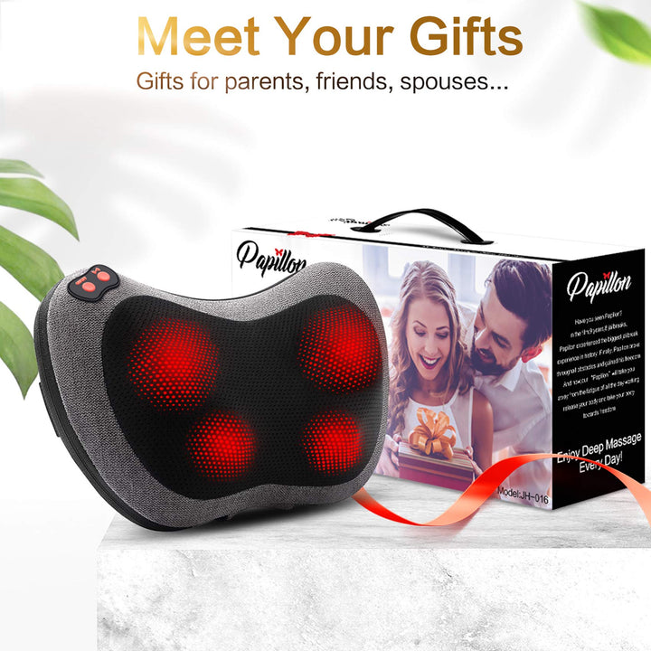 Back Massager with Heat | Office Gray