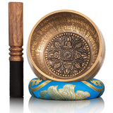 Tibetan Singing Bowl Set w/ Striker | Turquoise