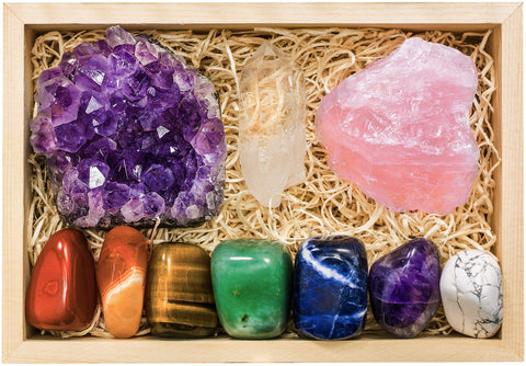 Chakra Balancing Crystals and Healing Stones Set
